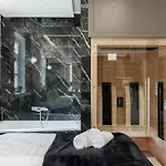 Laguna Romantic - Private Infrared Sauna & Bathtub Near Flexum Thermal Apartament