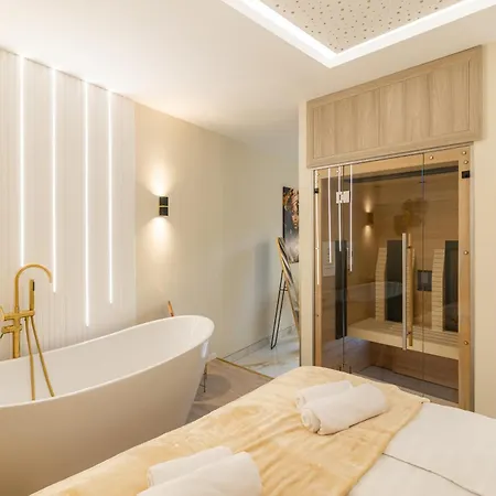 Apartamento Armoni Laguna Romantic - Private Infrared Sauna & Bathtub Near Flexum Thermal Mosonmagyaróvár
