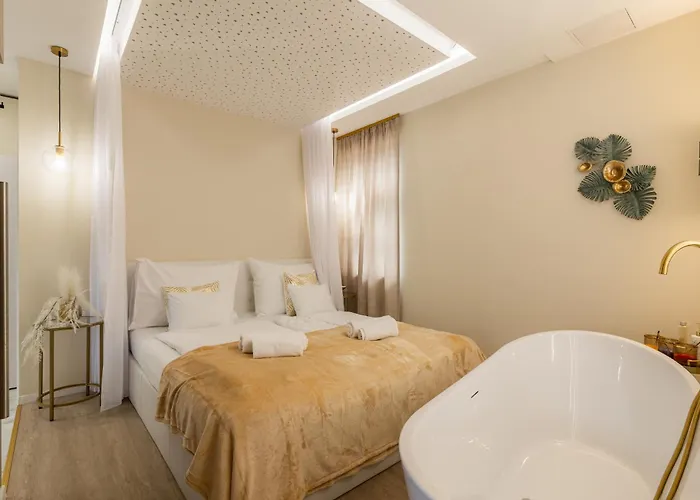 Lägenhet Laguna Romantic - Private Infrared Sauna & Bathtub Near Flexum Thermal