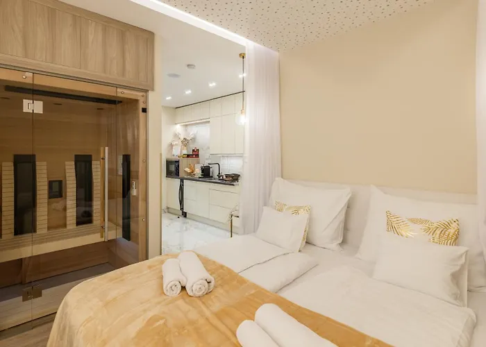 Laguna Romantic - Private Infrared Sauna & Bathtub Near Flexum Thermal Lägenhet